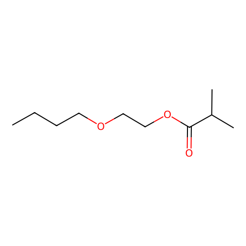 2-Butoxyethyl isobutyrate structure