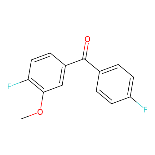4,4'-Difluoro-3-methoxybenzophenone structure