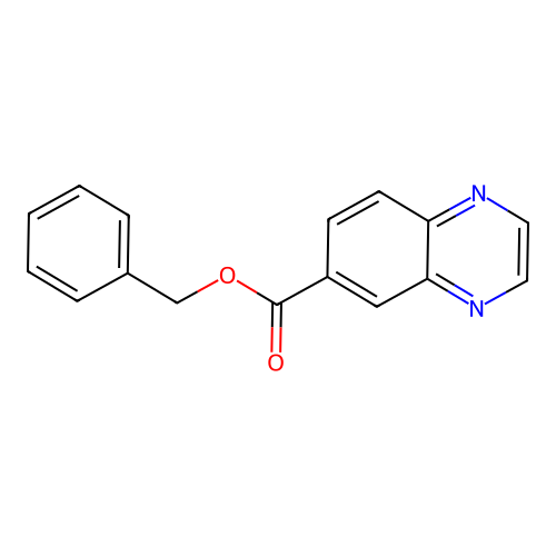 Benzyl quinoxaline-6-carboxylate structure