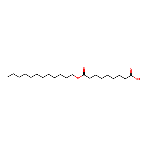 Dodecyl hydrogen azelate structure