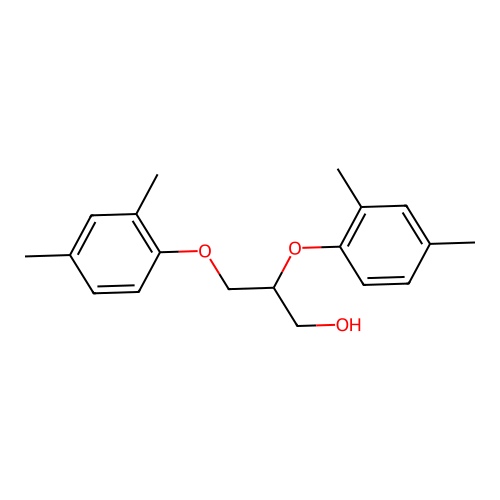 2,3-Bis(2,4-dimethylphenoxy)propan-1-ol structure