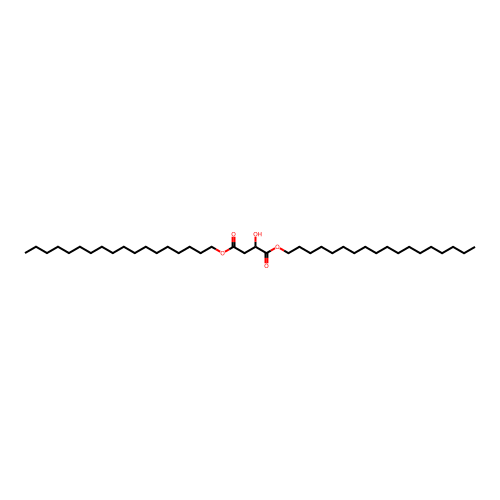 Dioctadecyl malate structure
