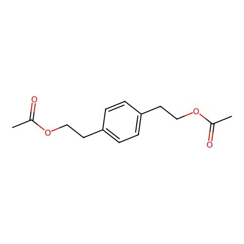 2-[4-(2-Acetyloxyethyl)phenyl]ethyl acetate structure