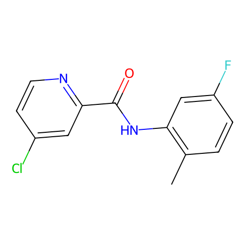 4-Chloro-N-(5-fluoro-2-methylphenyl)picolinamide structure