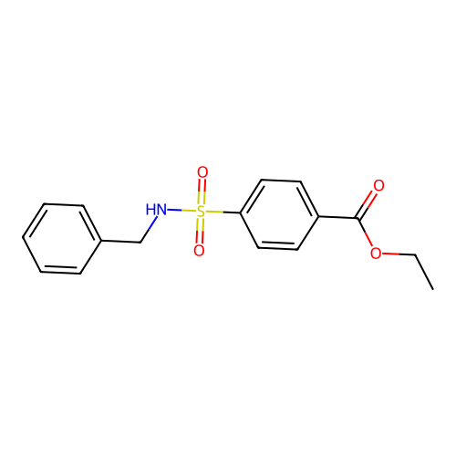 Ethyl 4-(benzylsulfamoyl)benzoate structure