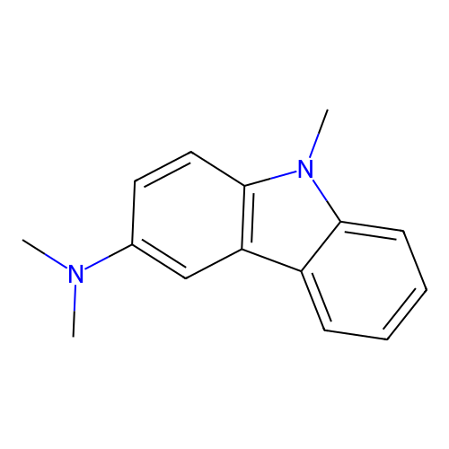 N,N,9-三甲基咔唑-3-胺 structure