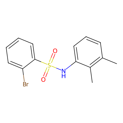 2-bromo-N-(2,3-dimethylphenyl)benzenesulfonamide structure