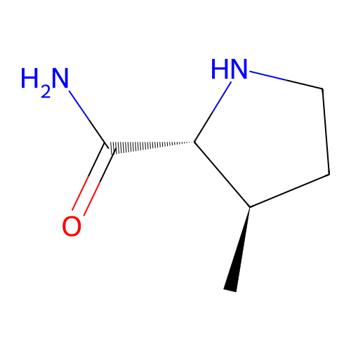 (2R,3R)-3-甲基吡咯烷-2-甲酰胺 structure