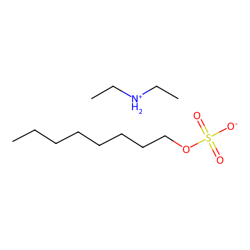 Diethylazanium;octyl sulfate structure