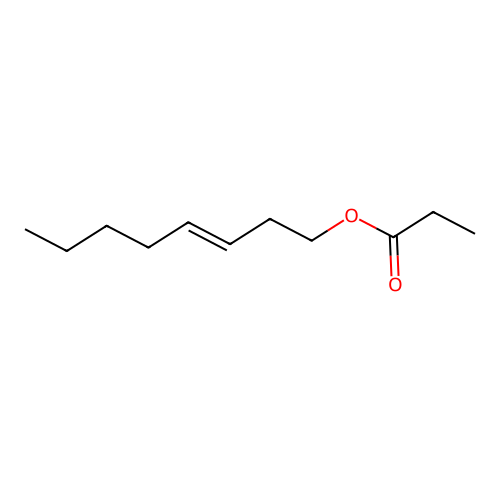 Oct-3-enyl propionate structure