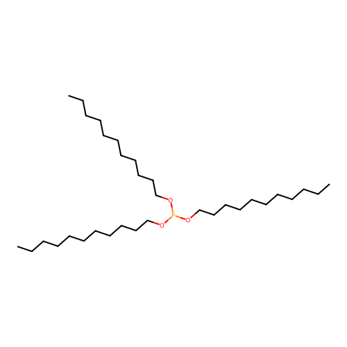 Trisundecyl phosphite structure