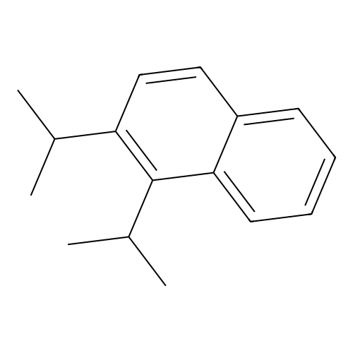 1,2-Diisopropylnaphthalene structure
