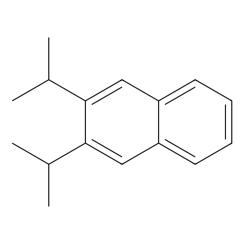 2,3-Diisopropylnaphthalene structure