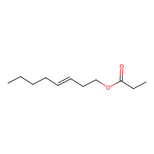 (Z)-3-octen-1-yl propionate structure