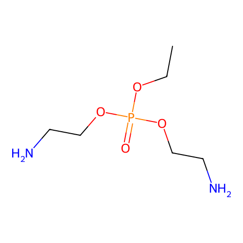 Bis(2-aminoethyl) ethyl phosphate structure