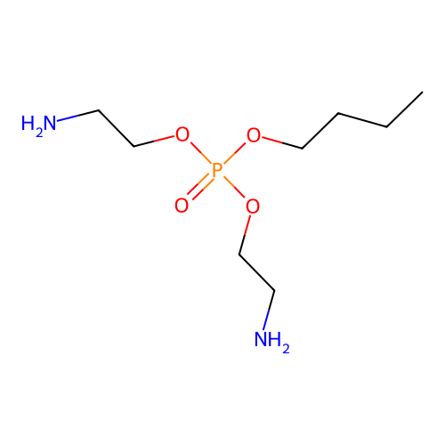 Bis(2-aminoethyl) butyl phosphate structure