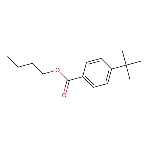 Butyl 4-(1,1-dimethylethyl)benzoate structure