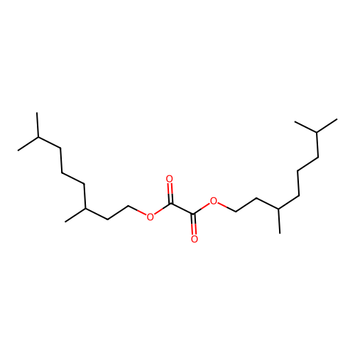 Bis(3,7-dimethyloctyl) oxalate structure