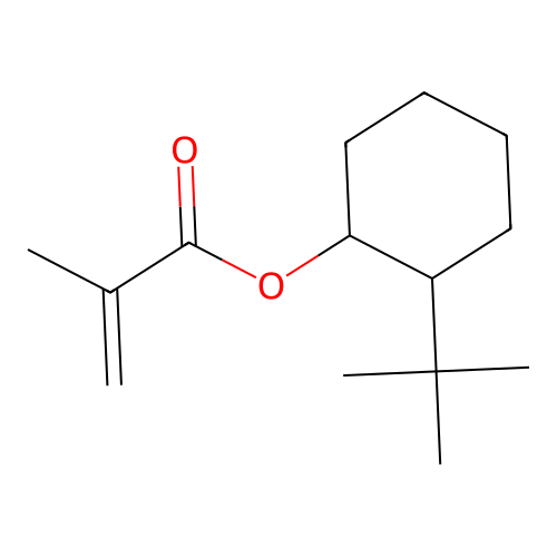 2-(1,1-Dimethylethyl)cyclohexyl methacrylate structure