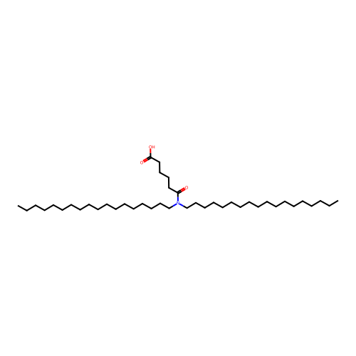 6-(Dioctadecylamino)-6-oxohexanoic acid structure