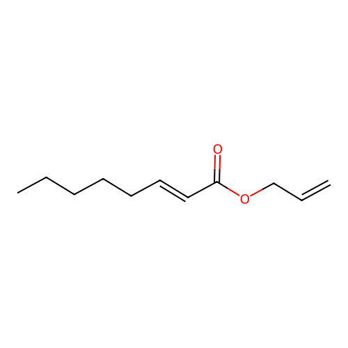 2-Propen-1-yl 2-octenoate structure