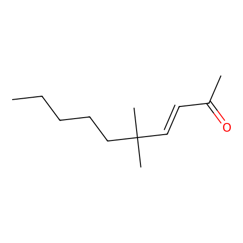 5,5-Dimethyldec-3-en-2-one structure