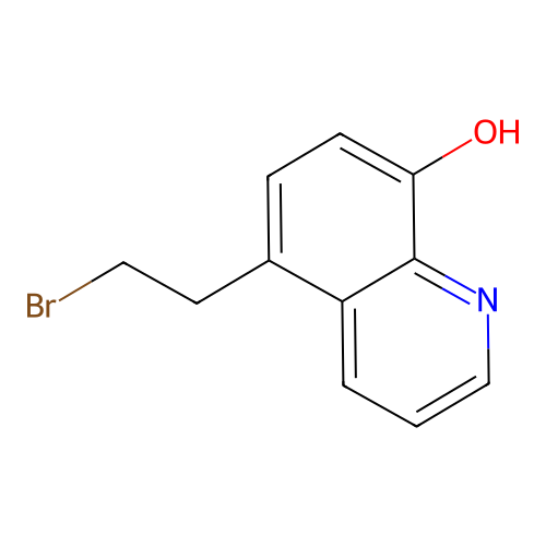 5-(2-Bromoethyl)quinolin-8-ol structure