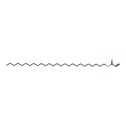Hexacosyl acrylate structure