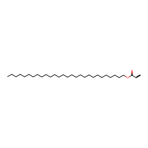 Octacosyl acrylate structure