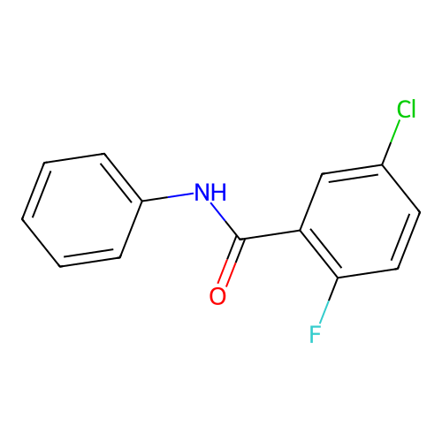 5-chloro-2-fluoro-N-phenylbenzamide structure