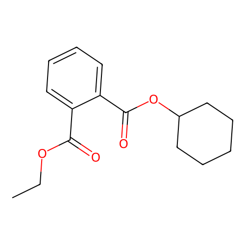 邻苯二甲酸环己基乙酯 structure