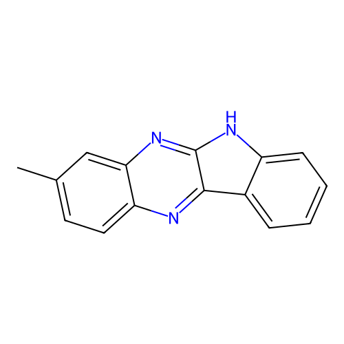 3-Methyl-6H-indolo[2,3-b]quinoxaline structure
