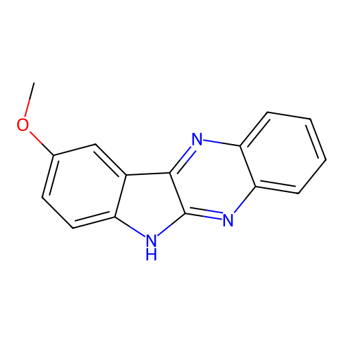 9-Methoxy-6H-indolo[2,3-b]quinoxaline structure