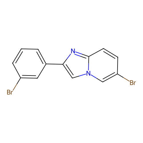 6-Bromo-2-(3-bromophenyl)imidazo[1,2-a]pyridine structure
