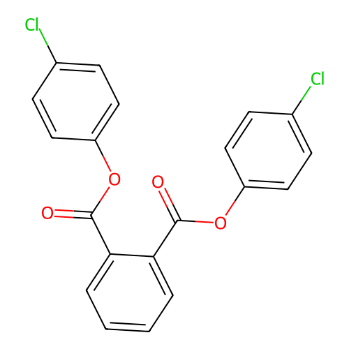 邻苯二甲酸双(4-氯苯基)酯 structure