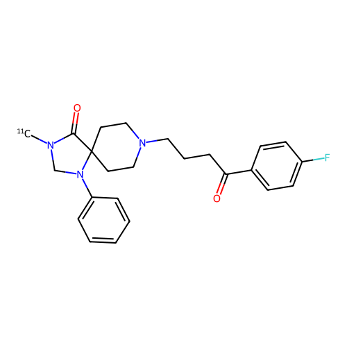 Mespiperone (11C) structure