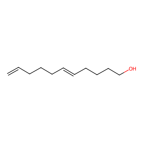 Undeca-5,10-dien-1-ol structure