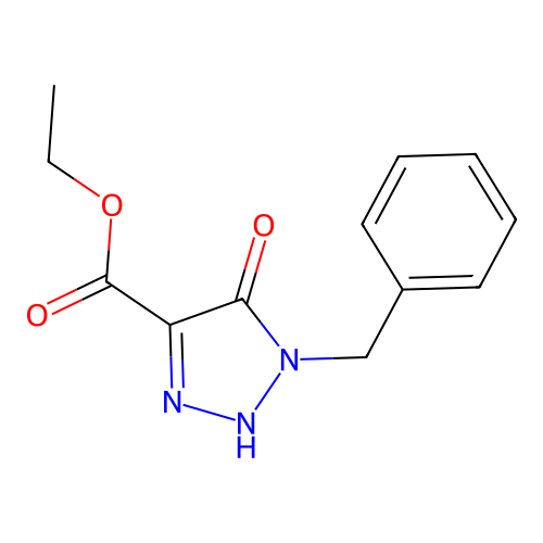 Ethyl 1-benzyl-5-hydroxy-1H-1,2,3-triazole-4-carboxylate structure