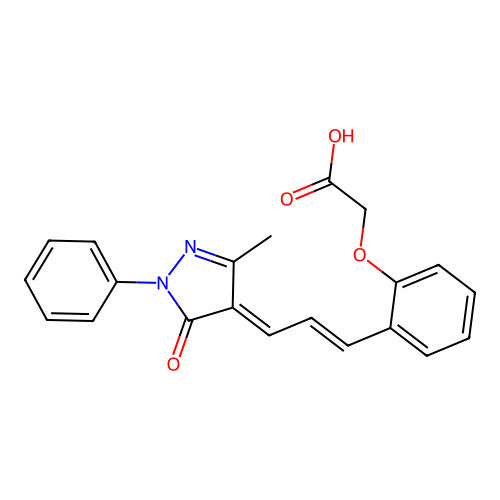 [2-[3-1-propenyl]phenoxy]aceticacid structure