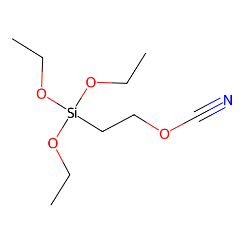 2-(Triethoxysilyl)ethyl cyanate structure