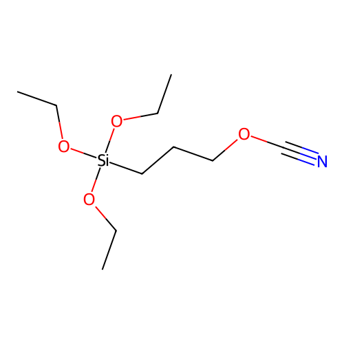 3-(Triethoxysilyl)propyl cyanate structure