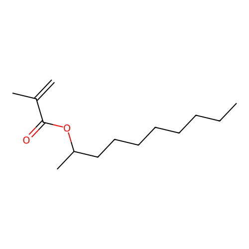 1-Methylnonyl methacrylate structure
