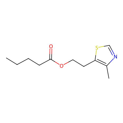 2-(4-Methylthiazol-5-yl)ethyl valerate structure