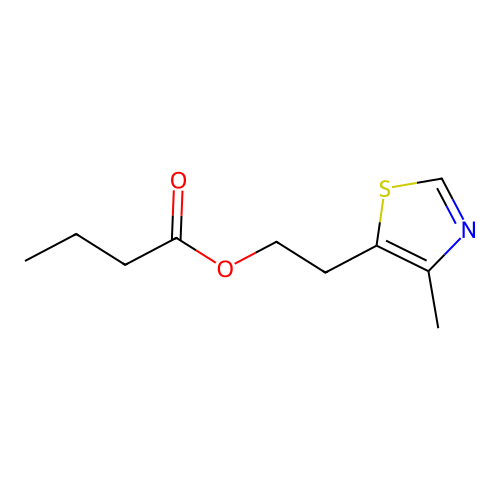 2-(4-Methyl-5-thiazolyl)ethyl butanoate structure