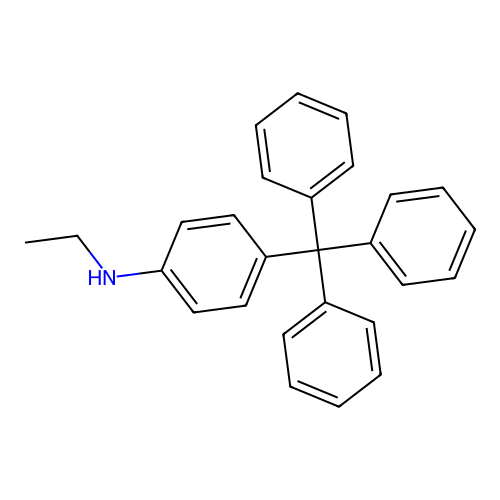 N-Ethyl-4-(triphenylmethyl)aniline structure