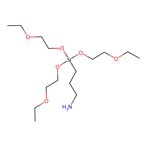 3-(Tris(2-ethoxyethoxy)silyl)propylamine structure