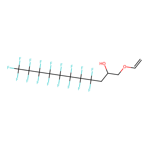 4,4,5,5,6,6,7,7,8,8,9,9,10,10,11,11,11-Heptadecafluoro-1-(vinyloxy)undecan-2-ol structure