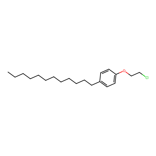 1-(2-Chloroethoxy)-4-dodecylbenzene structure
