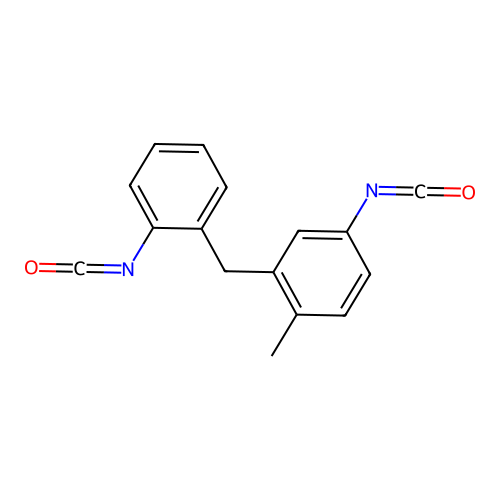 3-(o-Isocyanatobenzyl)-p-tolyl isocyanate structure