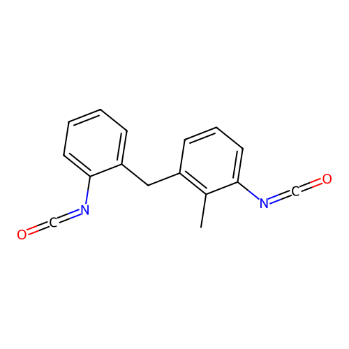 3-(o-Isocyanatobenzyl)-o-tolyl isocyanate structure